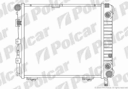 Polcar 50140801 - Hladnjak, hladjenje motora www.molydon.hr