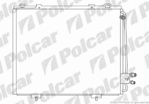 Polcar 5015K81X - Kondenzator, klima-Uređaj www.molydon.hr