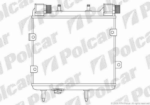 Polcar 5015L82X - Uljni hladnjak, ulje za motor www.molydon.hr