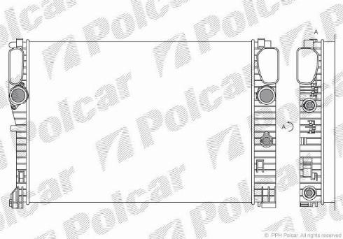 Polcar 501608-1 - Hladnjak, hladjenje motora www.molydon.hr