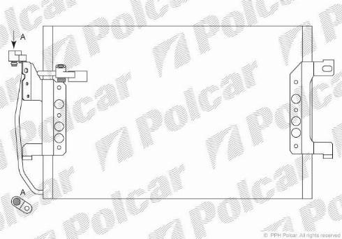 Polcar 5038K8C1 - Kondenzator, klima-Uređaj www.molydon.hr