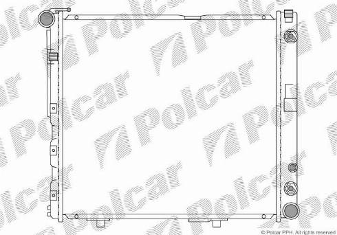 Polcar 502408-3 - Hladnjak, hladjenje motora www.molydon.hr