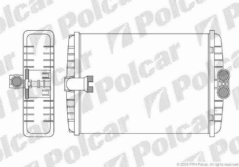 Polcar 5025N81X - Izmjenjivač topline, grijanje unutrasnjeg prostora www.molydon.hr