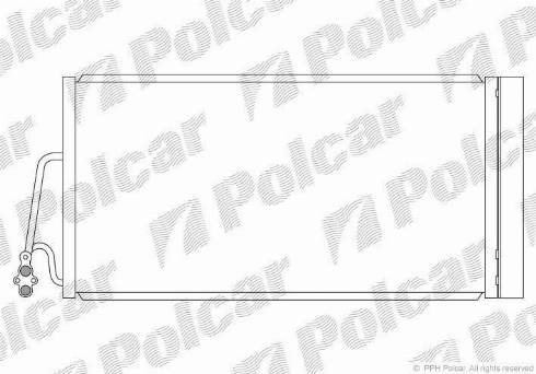 Polcar 5102K8C1 - Kondenzator, klima-Uređaj www.molydon.hr