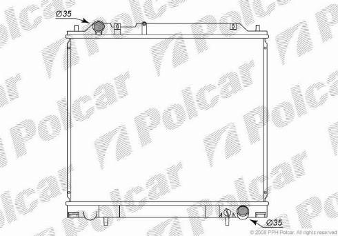 Polcar 5250081K - Hladnjak, hladjenje motora www.molydon.hr