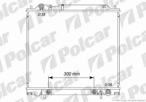 Polcar 5250083K - Hladnjak, hladjenje motora www.molydon.hr