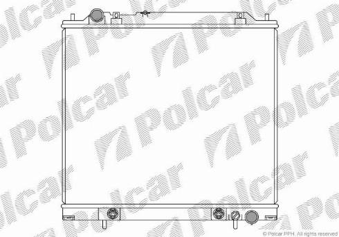 Polcar 525008-3 - Hladnjak, hladjenje motora www.molydon.hr