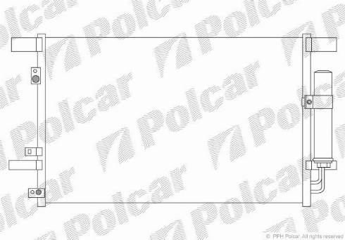 Polcar 5266K8C1 - Kondenzator, klima-Uređaj www.molydon.hr