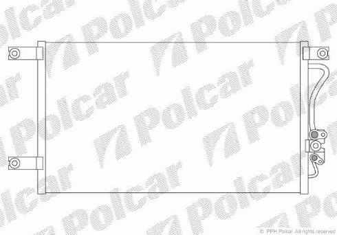 Polcar 5285K8C1 - Kondenzator, klima-Uređaj www.molydon.hr