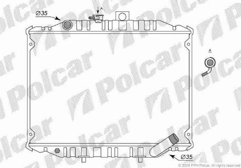 Polcar 528108-1 - Hladnjak, hladjenje motora www.molydon.hr