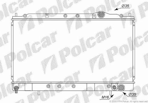 Polcar 5239081K - Hladnjak, hladjenje motora www.molydon.hr