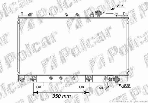 Polcar 5239083K - Hladnjak, hladjenje motora www.molydon.hr