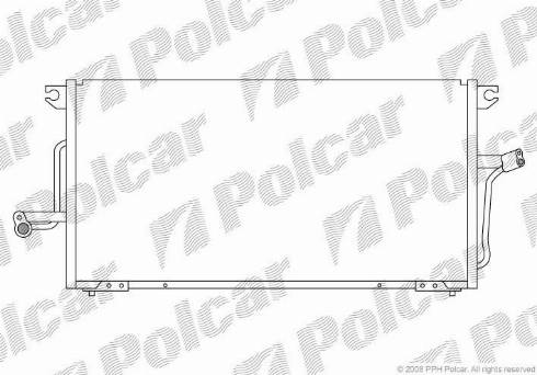 Polcar 5221K8C2 - Kondenzator, klima-Uređaj www.molydon.hr