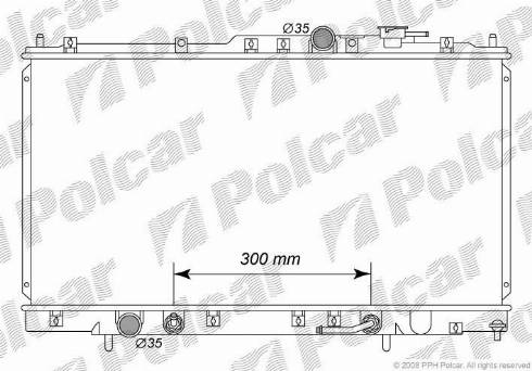 Polcar 5223081K - Hladnjak, hladjenje motora www.molydon.hr