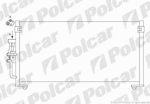 Polcar 5222K8C2 - Kondenzator, klima-Uređaj www.molydon.hr