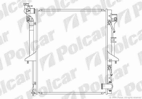 Polcar 5279085K - Hladnjak, hladjenje motora www.molydon.hr