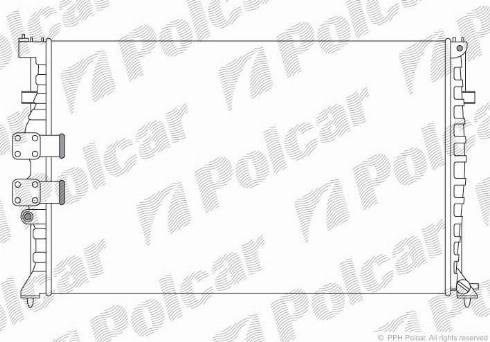 Polcar 574608A0 - Hladnjak, hladjenje motora www.molydon.hr