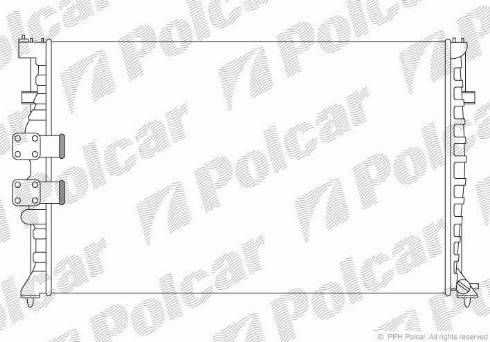 Polcar 574608A7 - Hladnjak, hladjenje motora www.molydon.hr