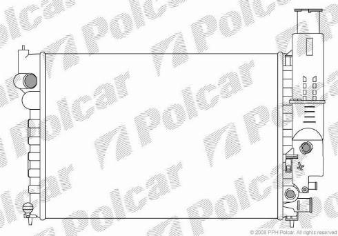 Polcar 576508-1 - Hladnjak, hladjenje motora www.molydon.hr