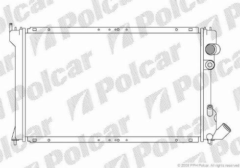 Polcar 576508A4 - Hladnjak, hladjenje motora www.molydon.hr