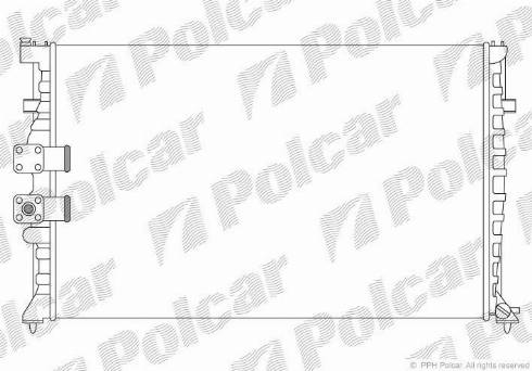 Polcar 576508A8 - Hladnjak, hladjenje motora www.molydon.hr