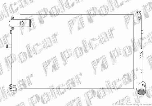 Polcar 576508A7 - Hladnjak, hladjenje motora www.molydon.hr