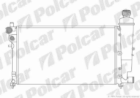 Polcar 570608-7 - Hladnjak, hladjenje motora www.molydon.hr