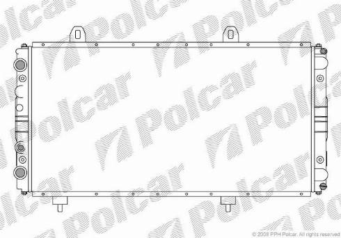 Polcar 570108-2 - Hladnjak, hladjenje motora www.molydon.hr