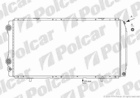 Polcar 570208-1 - Hladnjak, hladjenje motora www.molydon.hr