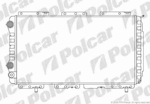 Polcar 570208A3 - Hladnjak, hladjenje motora www.molydon.hr