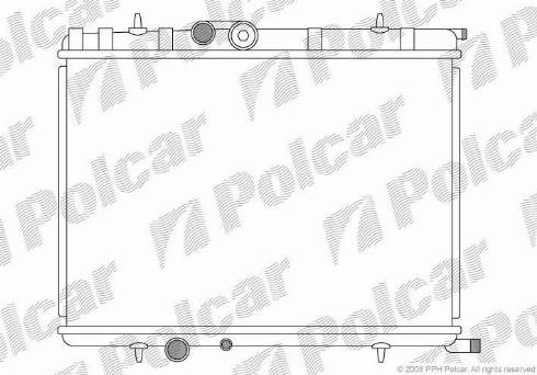 Polcar 571008-5 - Hladnjak, hladjenje motora www.molydon.hr