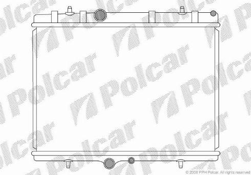 Polcar 571008-3 - Hladnjak, hladjenje motora www.molydon.hr