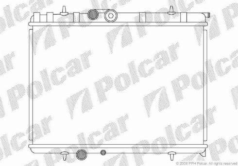 Polcar 571008-2 - Hladnjak, hladjenje motora www.molydon.hr