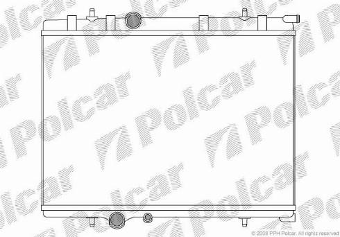 Polcar 571008-7 - Hladnjak, hladjenje motora www.molydon.hr