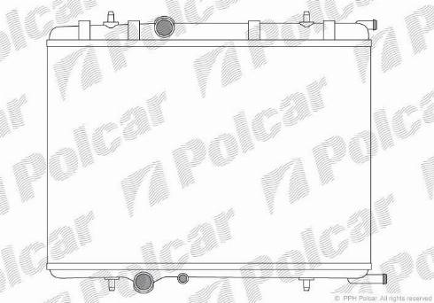 Polcar 571008A5 - Hladnjak, hladjenje motora www.molydon.hr