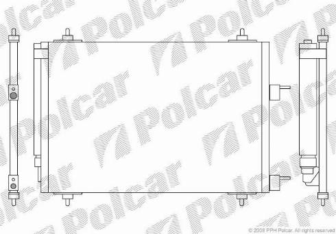 Polcar 5710K81X - Kondenzator, klima-Uređaj www.molydon.hr