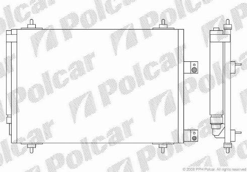 Polcar 5710K82X - Kondenzator, klima-Uređaj www.molydon.hr