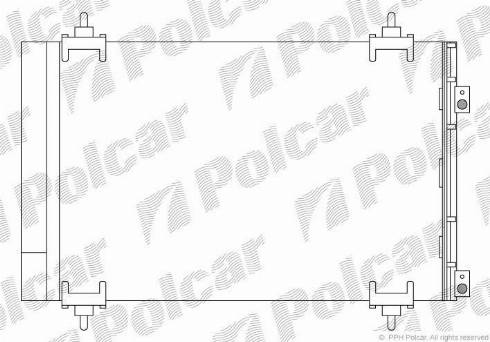 Polcar 5780K81X - Kondenzator, klima-Uređaj www.molydon.hr