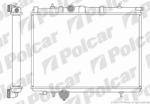 Polcar 572308-6 - Hladnjak, hladjenje motora www.molydon.hr