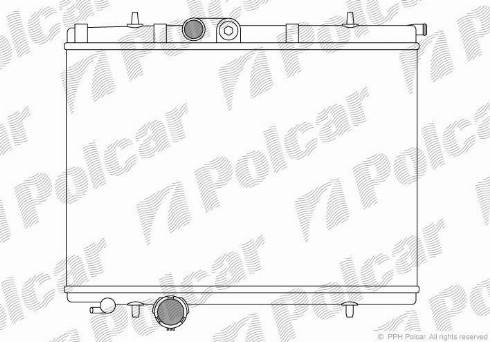 Polcar 572308A6 - Hladnjak, hladjenje motora www.molydon.hr