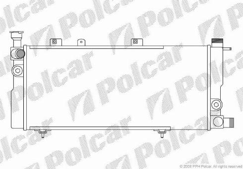 Polcar 572208A4 - Hladnjak, hladjenje motora www.molydon.hr