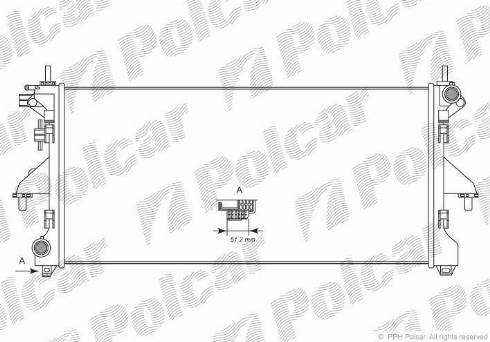 Polcar 577008-4 - Hladnjak, hladjenje motora www.molydon.hr