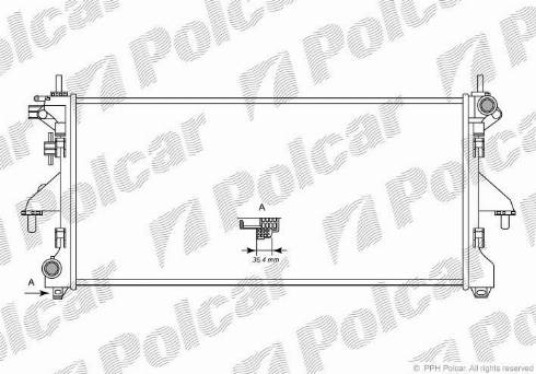 Polcar 577008-1 - Hladnjak, hladjenje motora www.molydon.hr