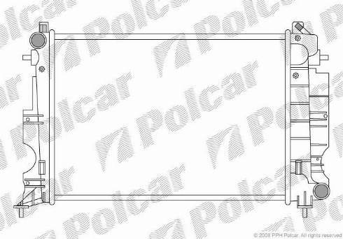 Polcar 652208-2 - Hladnjak, hladjenje motora www.molydon.hr