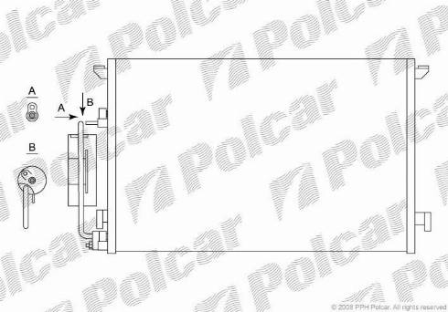 Polcar 6522K83X - Kondenzator, klima-Uređaj www.molydon.hr