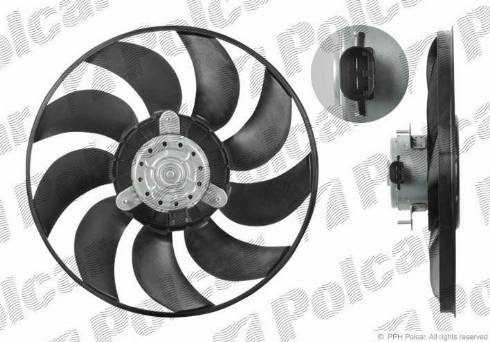 Polcar 604123U4X - Ventilator, hladjenje motora www.molydon.hr