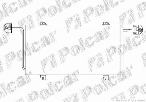 Polcar 6041K85X - Kondenzator, klima-Uređaj www.molydon.hr