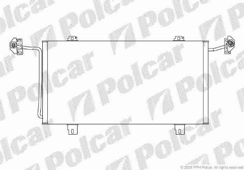 Polcar 6041K8C5 - Kondenzator, klima-Uređaj www.molydon.hr