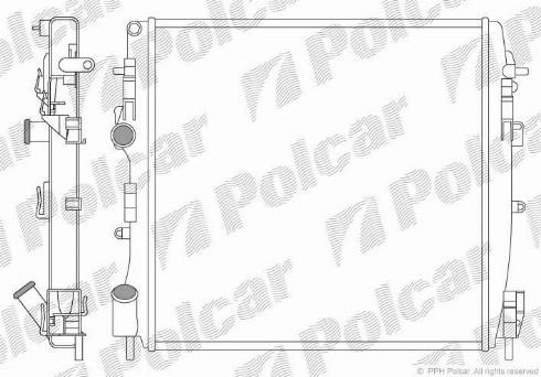 Polcar 606008-8 - Hladnjak, hladjenje motora www.molydon.hr