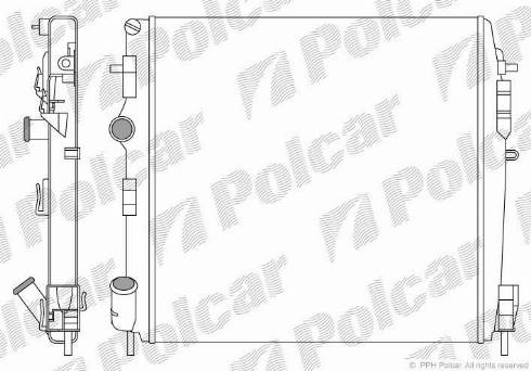 Polcar 6060087X - Hladnjak, hladjenje motora www.molydon.hr